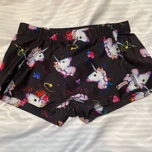 Crazy Pants unicorn shorts
